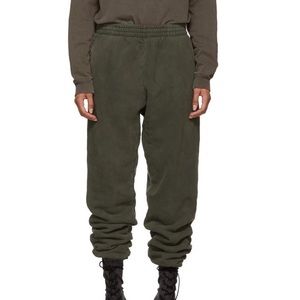 YEEZY (Season 6) “Green Shrunken Sweatpants” Size S-M